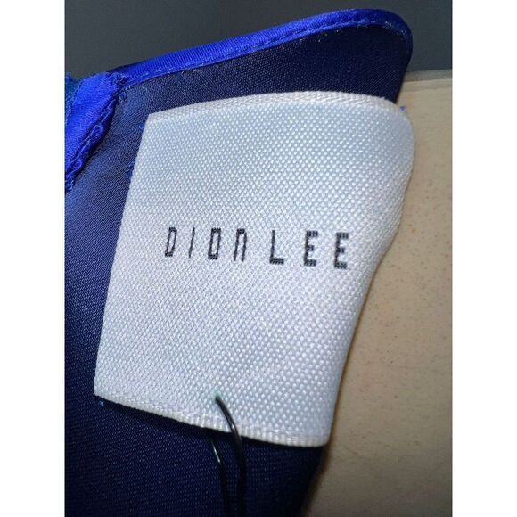 DION LEE Cobalt Blue Radius Poly Cutout Sleeveless Sheath Mini Dress Siz… - Picture 8 of 12